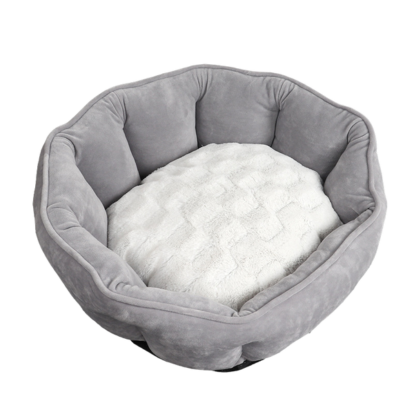 Shell-Shaped Pet Bed for Cozy Comfort and Relaxation