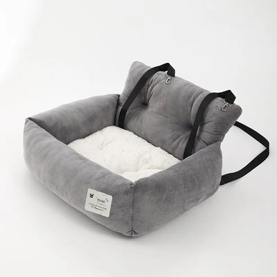 Universal Pet Car Bed – Comfortable and Secure Travel Bed for Cats and Dogs
