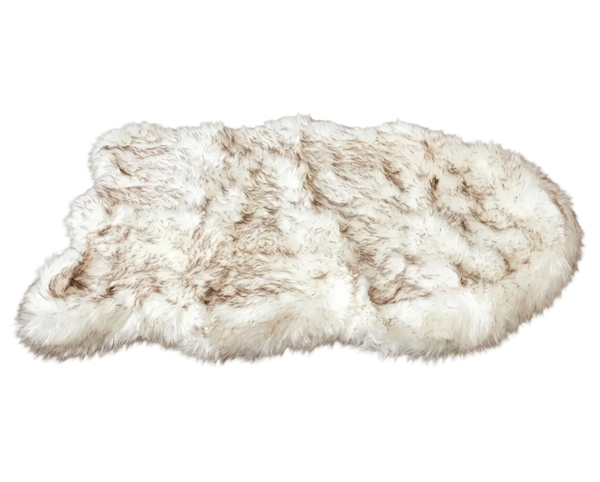 Supportive Faux Fur Dog Bed for Comfortable Rest