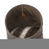 Cozy Cotton Cat Sleeping Bag – Enclosed Pet Bed