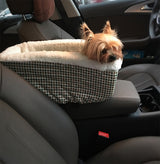 Car Pet Basket Bed with Soft Cushion for Dogs