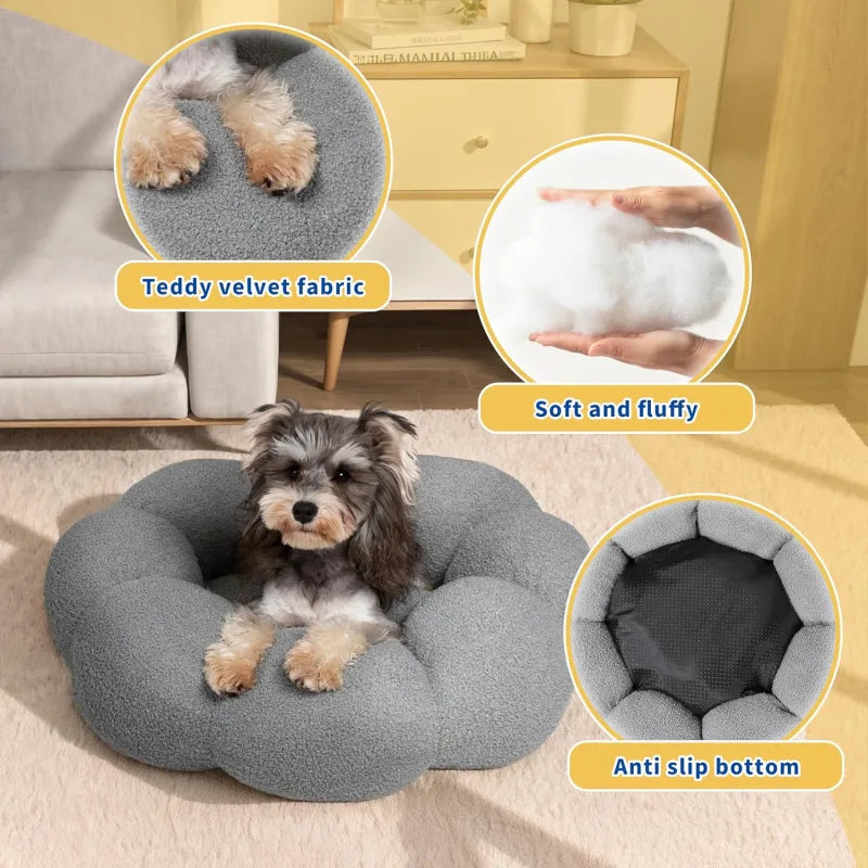 Cozy Calming Pet Bed for Indoor Pets