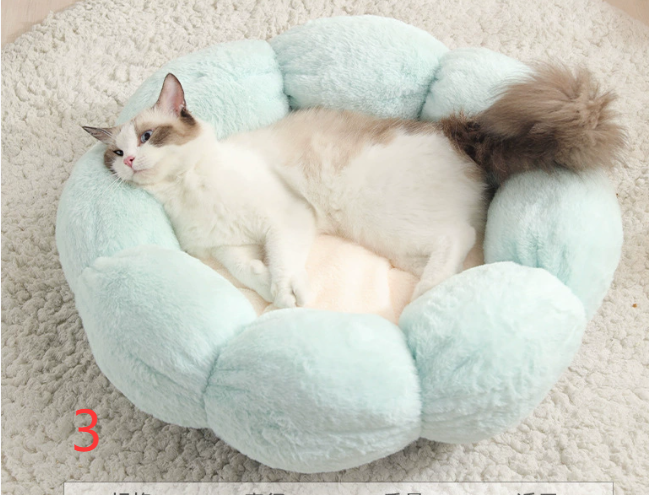 Cozy Calming Pet Bed for Indoor Pets