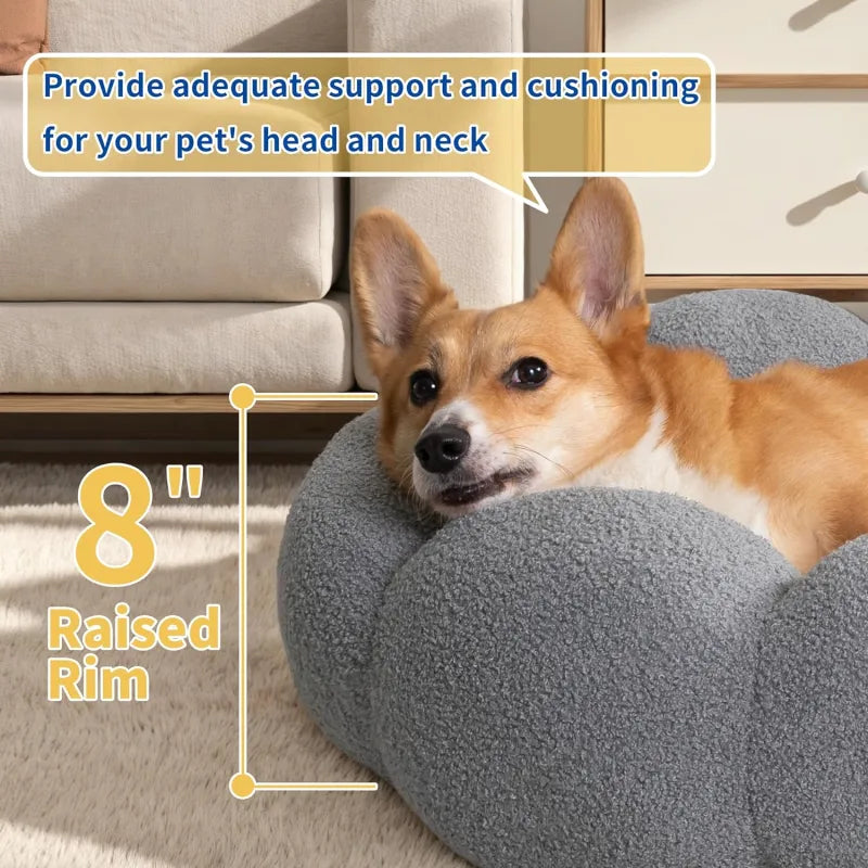 Cozy Calming Pet Bed for Indoor Pets