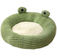 Frog-Shaped Cartoon Pet Bed for Small Pets
