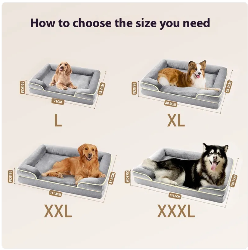 Washable Pet Sofa Bed for Cats and Small Dogs - Comfortable & Durable