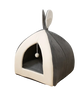 Enclosed Plush Cat & Dog Bed with Rabbit Ears