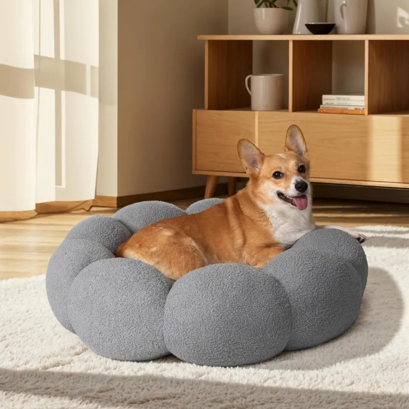 Cozy Calming Pet Bed for Indoor Pets