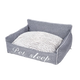 Cozy Rectangular Cushioned Cat Kennel Bed
