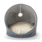 Cozy Cotton Cat Sleeping Bag – Enclosed Pet Bed