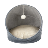 Cozy Cotton Cat Sleeping Bag – Enclosed Pet Bed