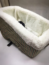 Car Pet Basket Bed with Soft Cushion for Dogs