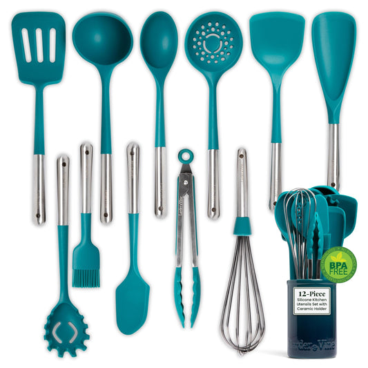 11-Piece Silicone Kitchen Utensil Set