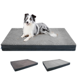 Waterproof Orthopedic Dog Bed for Extra Large Dogs Dark Gray
