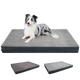 Waterproof Orthopedic Dog Bed for Extra Large Dogs Dark Gray